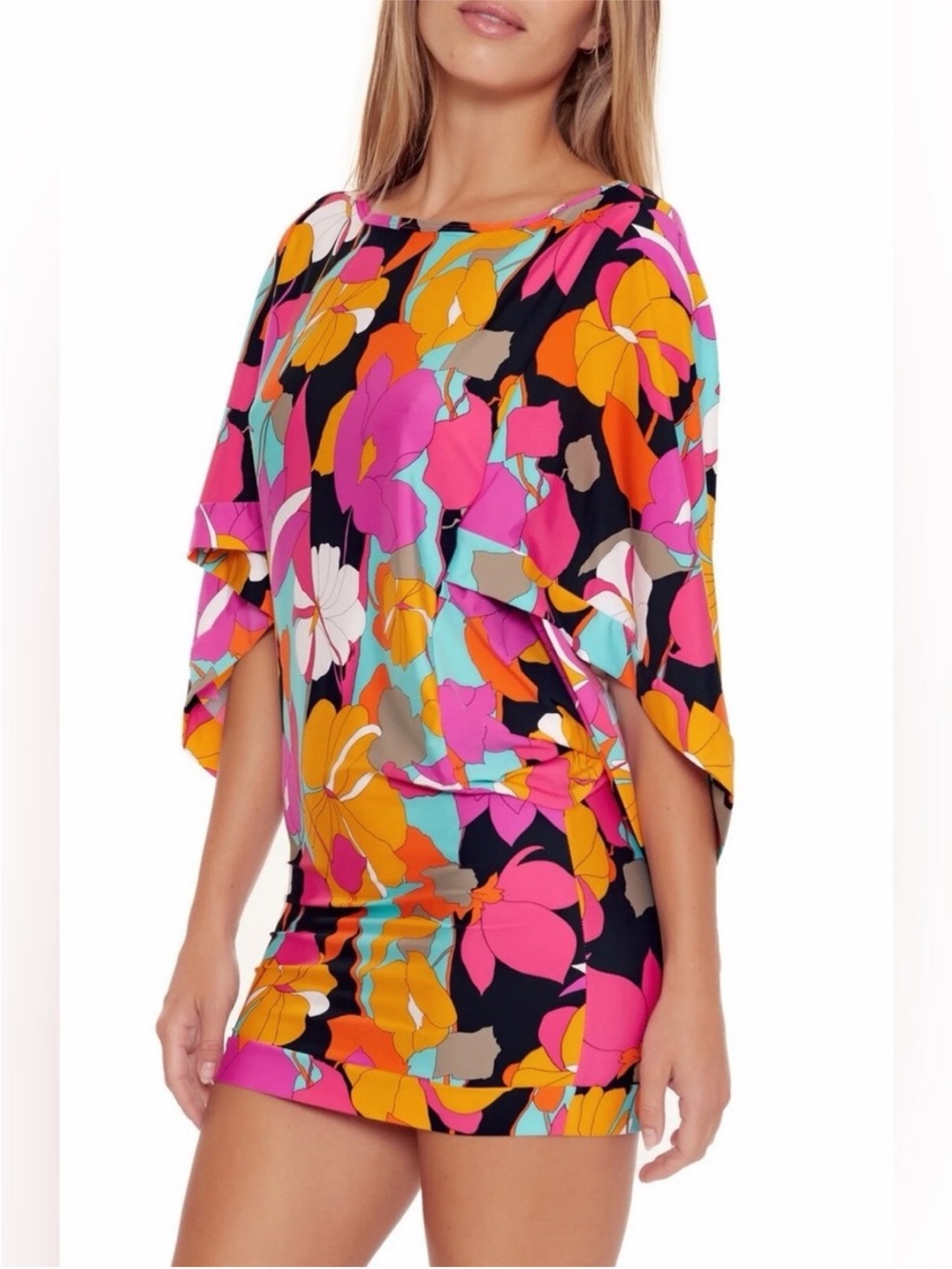New Trina Turk Gemini Swim Tunic Dress